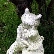 Love Frogs Statue (12 - Inch) Different Angle