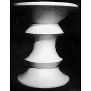 Ornate classical pedestal with symmetrical, tiered design and old world European architectural influence.