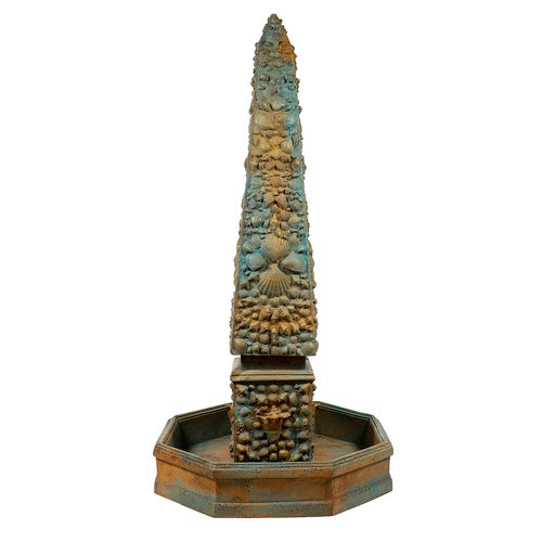 Venetian Garden Fountain (74 - Inch) Side View