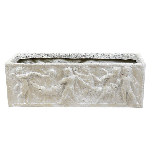 Rectangular Cherub Planter 12 Outdoor/Indoor Statue