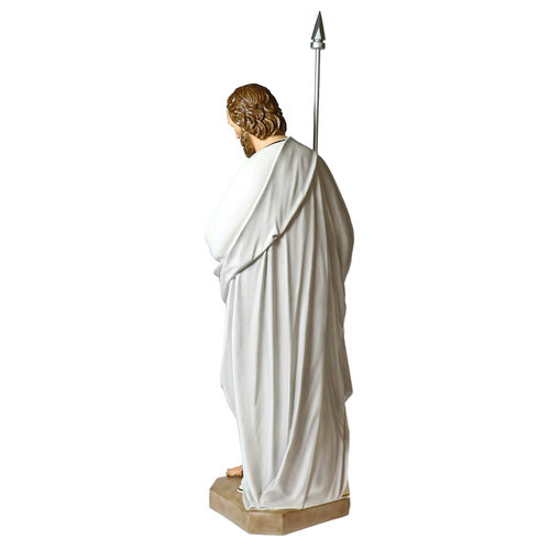 ST THOMAS W / SPEAR  5' Outdoor/Indoor Statue