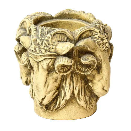 Ram Pot With Lid 9 Outdoor/Indoor Statue