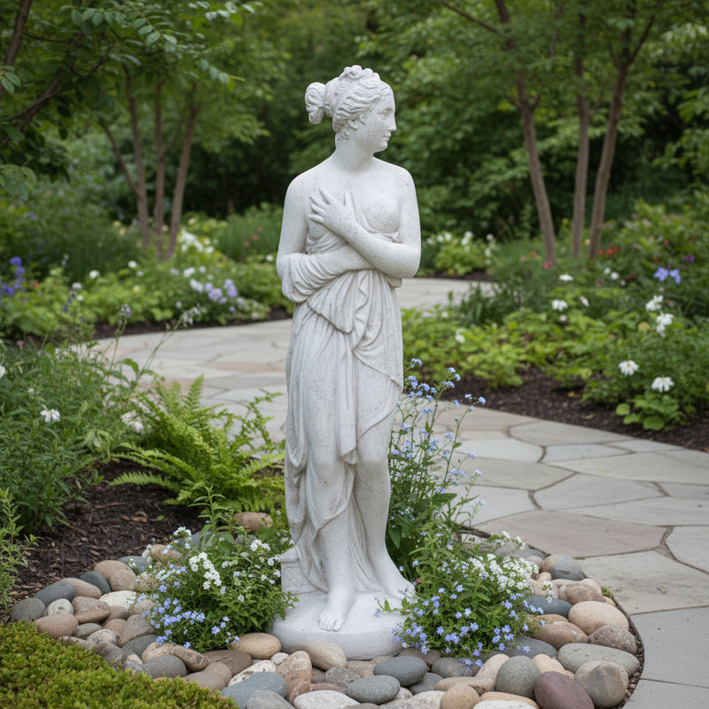 Shy Venusstatue (32 - Inch) Side Angle