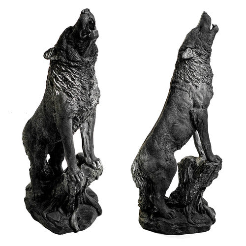 Wolf Howling Outdoor/Indoor Statue