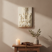 Mother and Child Catholic Plaque (17.0 - Inch) Side View