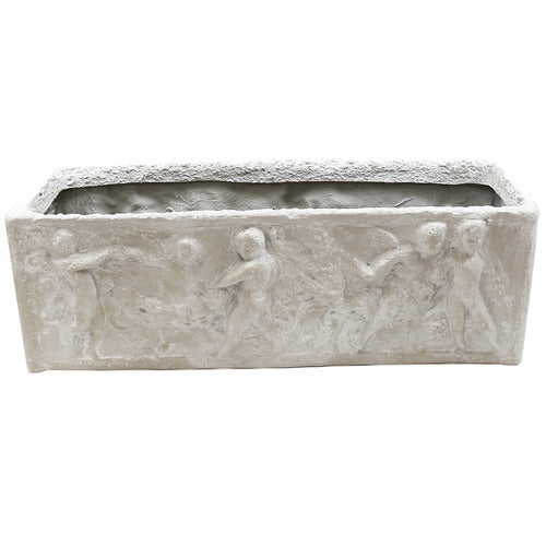 Rectangular Cherub Planter 12 Outdoor/Indoor Statue