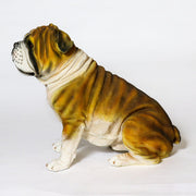 Bulldog Dog Garden Statue (18 - Inch) Different Angle