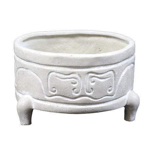 Legged Chinese Bowl 8.5 Outdoor/Indoor Statue