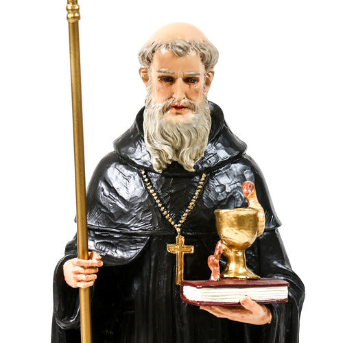 Saint Benedict Religious Statue (30 - Inch) Additional Angle