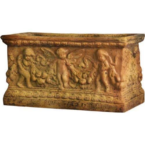 Rect. Putti Patio Plntr 8 Outdoor/Indoor Statue