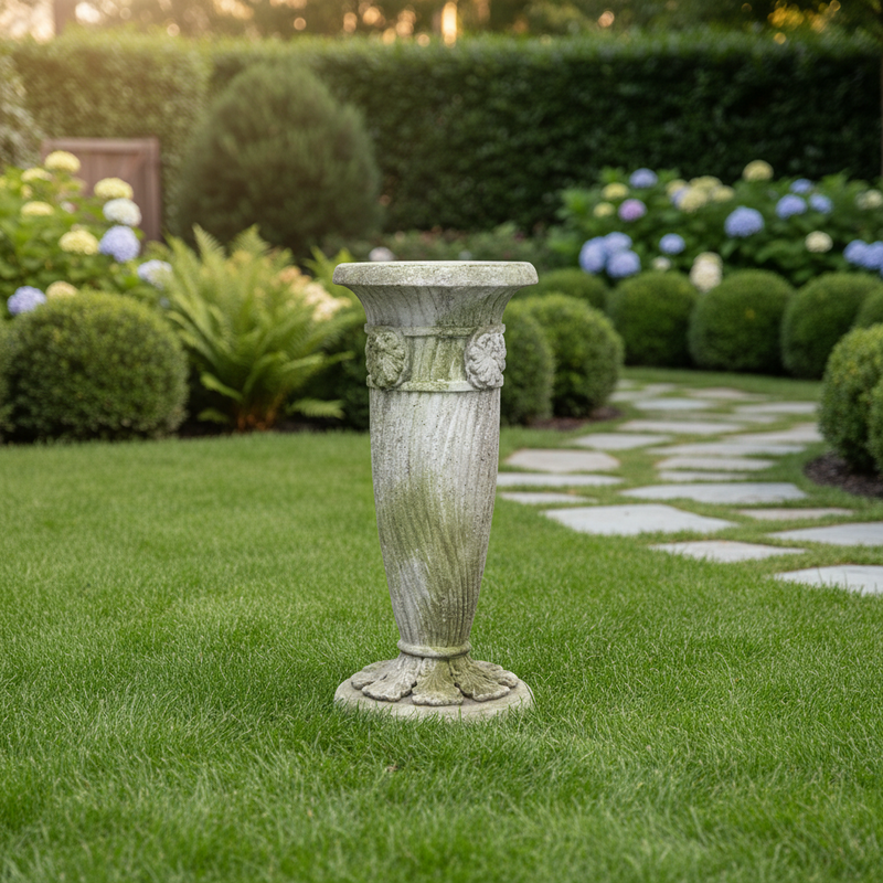 Lina Ped Outdoor Statue (30 - Inch) Side Angle