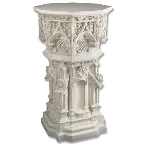 Cathedral Pedestal 44 Outdoor/Indoor Statue