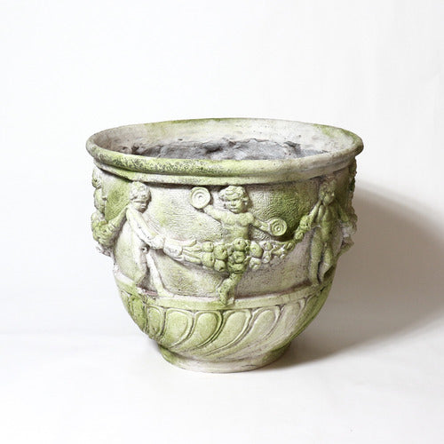 Cherub & Garland urn Outdoor/Indoor Statue