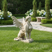 Roman Sphinx Statue (47 - Inch) Side Angle
