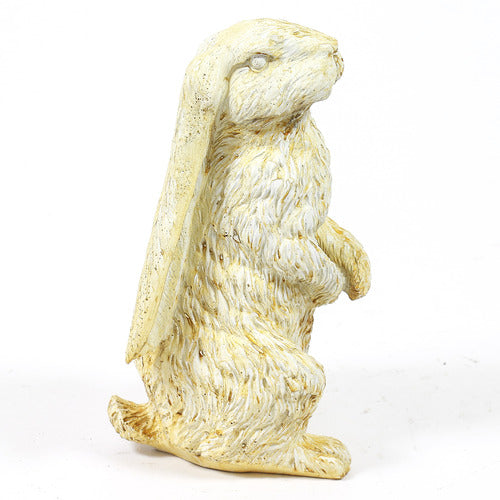 Rabbit Garden Statue (13 - Inch) Different Angle