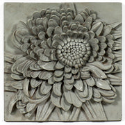 Chrysanthemum Garden Plaque (14.0 - Inch) Side View