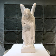Bowing Church Angel Outdoor Statue (28 - Inch) Side View