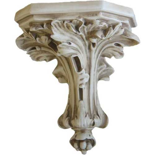 Daprato Leaf Bracket Outdoor/Indoor Statue
