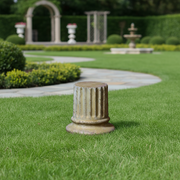 Roman Riser Shaft Outdoor Statue (9 - Inch) Side Angle