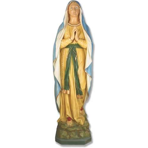 Our Lady Of Lourdes 71"" H Outdoor/Indoor Statue