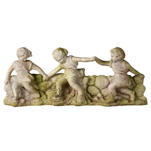 Joy Of Youth Plaque-Wall Outdoor/Indoor Statue