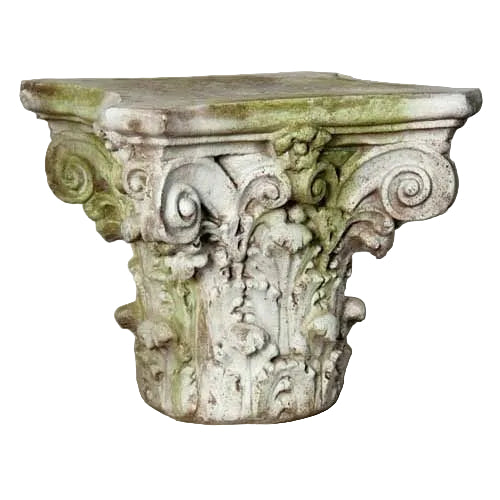 Antique Corin Capital 19 Outdoor/Indoor Statue