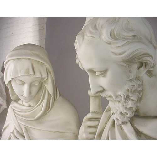 Holy Family Oversized 66"" H Outdoor/Indoor Statue