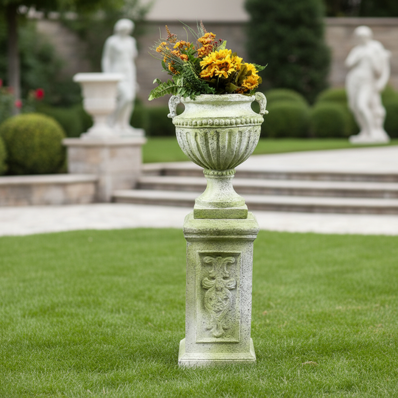 Liberick Outdoor Statue (23 - Inch) Side Angle