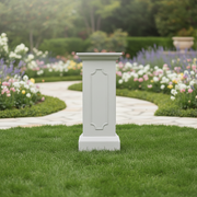 Panel Pedestal Statue (40 - Inch) Side Angle