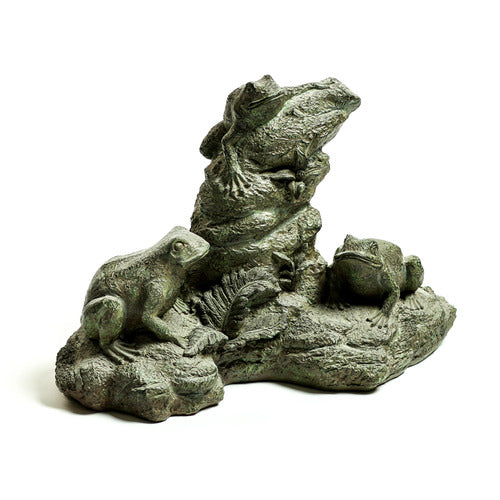 Frog Trio Garden Statue (15 - Inch)