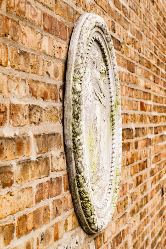 Plaque Of Flora 34 Outdoor/Indoor Statue