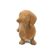 Dachshund Dog Garden Statue (12 - Inch) Side View