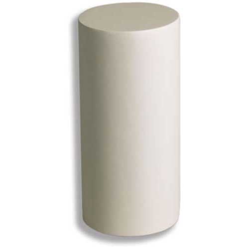 Classical Greek-inspired smooth cylindrical column with a simple, unadorned design and minimalist architectural style.