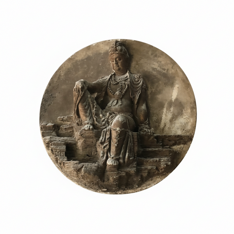 Kwan Yin Wall Plaque Outdoor/Indoor Statue