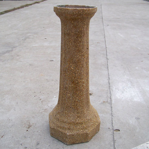 8 SIDED BIRD BATH BOTTOM Outdoor/Indoor Statue