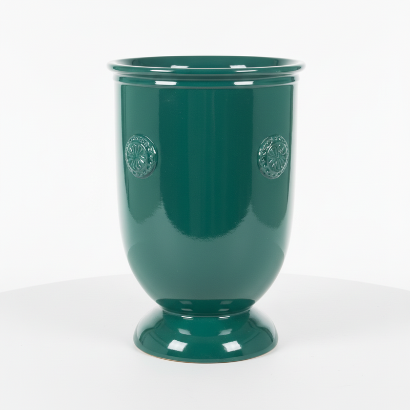 French Anduze Planter Lg Outdoor/Indoor Statue