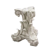 Ornate old world European corbel with classical acanthus leaf motifs and intricate Baroque scrollwork detailing.