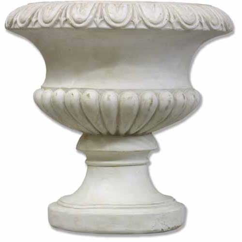 Egg & Dart Round Urn 14 Outdoor/Indoor Statue