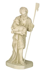 Shepherd Holding Sheep Religious Statue (23 - Inch)