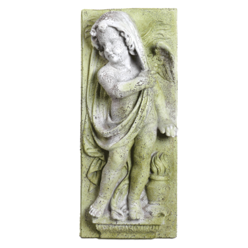 Little Boy Garden Plaque (13.0 - Inch) Side View