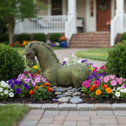 Horse Garden Statue (13 - Inch) Side Angle