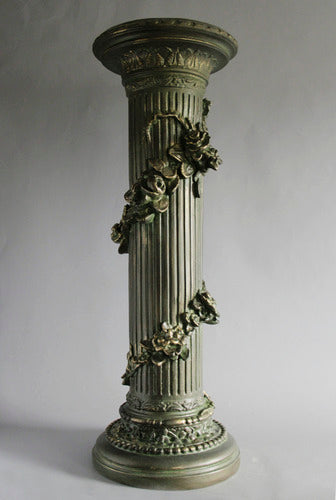 Garland English Pedestal Statue (40 - Inch) Side View