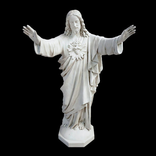 SACRED HEART (HANDS UP) 60"" Outdoor/Indoor Statue