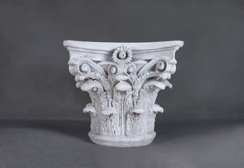 Corinthian Capital Top 14""H Outdoor/Indoor Statue