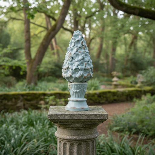 Empire Topiary Outdoor Statue (21 - Inch) Side Angle