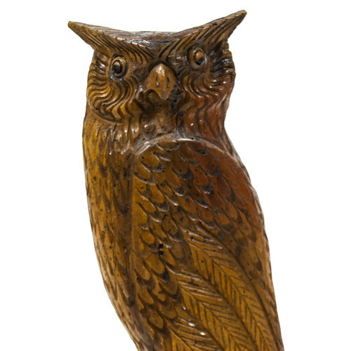 Owl Garden Statue (18 - Inch) Side View