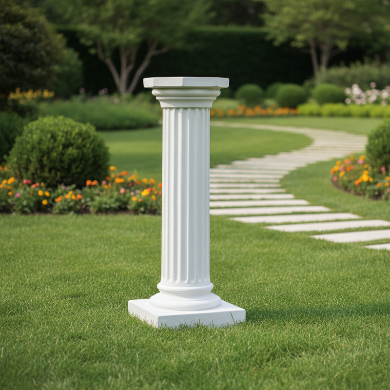 Compound Column Outdoor Statue (28-Inch)