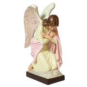 Bowing Church Angel Outdoor Statue (28 - Inch)
