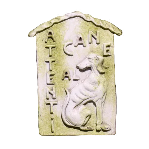 Beware of Dog Outdoor Plaque (9.0 - Inch)