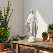 Blessed Virgin Mary Religious Statue (36 - Inch) Side Angle